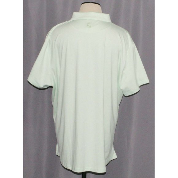 NWT FootJoy FJ Mint Green Golf Polo Shirt Women's Size 2XL Embroidered Sleeve - Picture 3 of 4